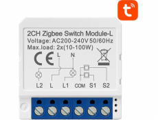 Šikovný spínací modul ZigBee Avatto LZWSM16-W2 Bez neutrálu TUYA