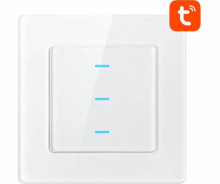 Smart Light Switch WiFi Avatto N-TS10-W3 3 Way TUYA (biela)