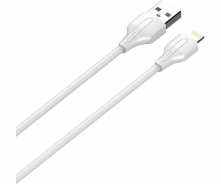 Kábel USB na Lightning LDNIO LS540, 2,4 A, 0,2 m (biely)