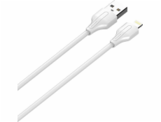 Kábel USB na Lightning LDNIO LS540, 2,4 A, 0,2 m (biely)