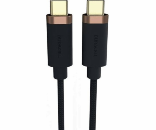 Kábel Duracell USB-C pre USB-C 3.2 1 m (čierny)