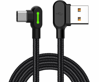 Kábel USB-C Mcdodo CA-5280 LED, 0,5 m (čierny)