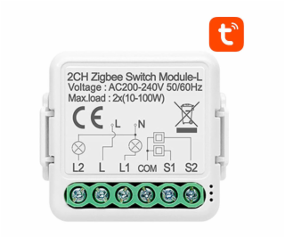 Modul šikovného spínača ZigBee Avatto N-LZWSM01-2 Neutrál...