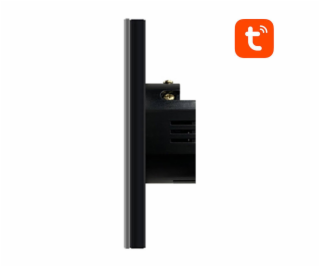 Smart Light Switch WiFi Avatto TS02-EU-B2 2 Way TUYA (black)