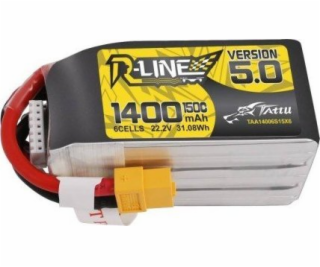 Batéria Tattu R-Line 5.0 1400mAh 22,2V 150C 6S1P XT60