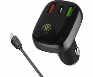 LDNIO Bluetooth C704Q 2USB, USB-C Vysielač FM + kábel USB-C