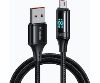 Kábel Mcdodo CA-1070 USB na Micro USB, 3A, 1,2 m (čierny)