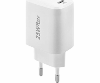 Rýchlonabíjačka Foneng EU40, USB-C, 25 W (biela)