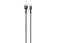 LDNIO LS531, USB - Lightning kábel 1 m (šedo-oranžový)