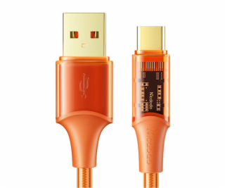 Kábel USB-C Mcdodo CA-3150, 6A, 1,8 m (oranžový)