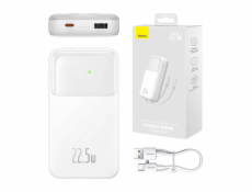 Powerbanka Baseus Comet 20000mAh, USB na USB-C, 22,5 W (biela)