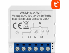 Šikovný spínací modul WiFi Avatto WSM16-W2 TUYA