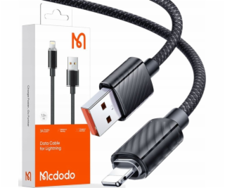 Kábel USB-A na Lightning Mcdodo CA-3640, 1,2 m (čierny)