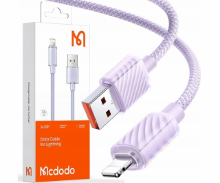 Kábel USB-A na Lightning Mcdodo CA-3642, 1,2 m (fialový)