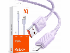 Kábel USB-A na Lightning Mcdodo CA-3642, 1,2 m (fialový)