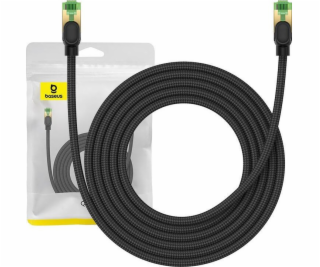 Opletený sieťový kábel cat.8 Baseus Ethernet RJ45, 40 Gb/...