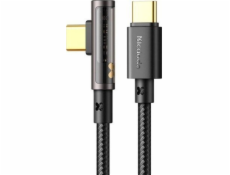 Kábel USB na USB-C Prism 90 stupňov Mcdodo CA-3401, 100W, 1,8 m (čierny)