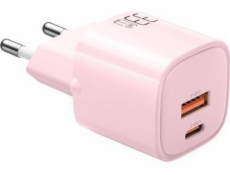 Nabíjačka GaN 33W Mcdodo CH-0156 USB-C, USB-A (ružová)