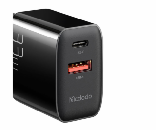 Nabíjačka GaN 33W Mcdodo CH-0921 USB-C, USB-A (čierna)