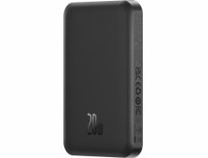 Magnetická mini powerbanka Baseus 5000mAh, USB-C 20W (čierna)