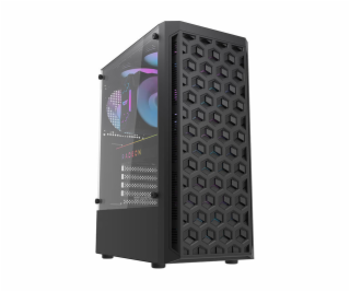 Počítačová skriňa Darkflash DK300M Micro-ATX s 3 ventilát...