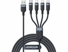 Dátový kábel USB Joyroom S-1T4018A18 4v1 USB-C / Lightning / 3,5 A / 1,2 m (čierny)