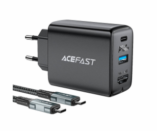 Nástenná nabíjačka Acefast A17, 65W GaN + kábel USB-C (či...