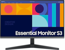 Samsung Essential Monitor S3 S33GC LED display 68,6 cm (27 ) 1920 x 1080 px Full HD Černá