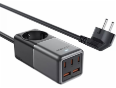 Stolová napájacia lišta Acefast Z2, GaN, 3xUSB-C, 2xUSB-A, 75 W (čierna)