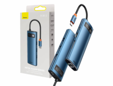 Baseus Hub adaptér 8v1 USB-C na 3x USB 3.0 + HDMI + USB-C PD 4K HD