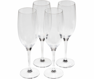 Alessi Mami-XL Set of 4 Champagne Flute gls. SG119/9S4