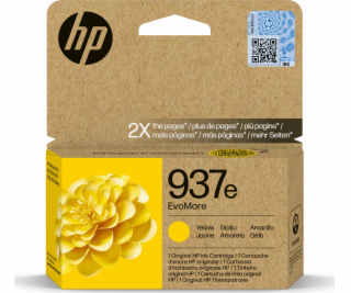 HP 937e EvoMore Yellow Original Ink Cartridge (1,650 pages)