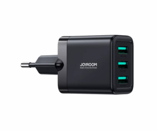 Nástenná nabíjačka Joyroom JR-TCN02, 3,4A 3xUSB (čierna)