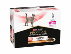 PURINA Pro Plan Veterinary Diets DM St/Ox Diabetes Management - mokré krmivo pro kočky - 10 x 85g