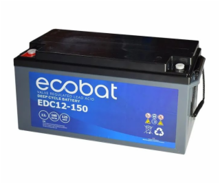 Ecobat Trakční Pb baterie EDC12-150, 160Ah, 12V