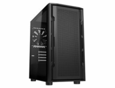 COUGAR PC skříň UNIFACE Black Mini Tower Mesh Front Panel 1x 120mm Fan TG Left Panel