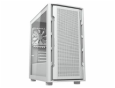 COUGAR PC skříň UNIFACE White Mini Tower Mesh Front Panel 1x 120mm Fan TG Left Panel