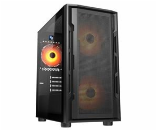 COUGAR PC skříň UNIFACE RGB Black Mini Tower Mesh Front P...