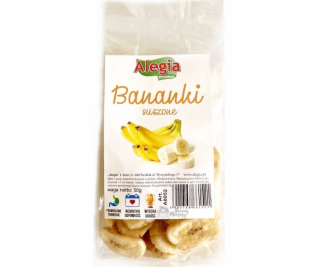 ALEGIA Dried bananas - lahůdka pro hlodavce a králíky - 60g