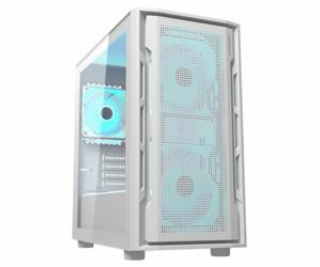 COUGAR PC skříň UNIFACE RGB White Mini Tower Mesh Front P...