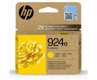 HP 924e EvoMore Yellow Original Ink Cartridge (800 pages)