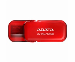 ADATA Flash Disk 64GB UV240, USB 2.0, červená