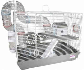 Panama Pet Cage pro hlodavce 47x30x37 cm bílá/šedá