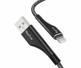 Kábel USB-A do lightning RayCue CA01 1,2m 2,4A (čierny)