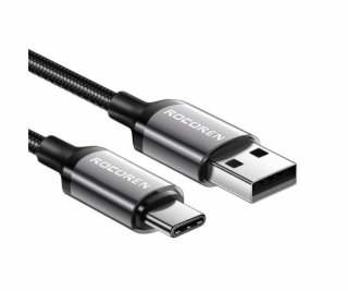 Rýchlonabíjací kábel Rocoren USB-A na USB-C Retro Series ...