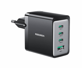 Nástenná nabíjačka GaN Rocoren 3x USB-C, 1x USB, 67 W (či...