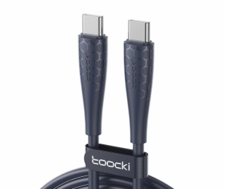 Kábel USB-C na USB-C Toocki TXCTT3-LB03, 1m, FC 240W (modrý)