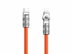 Otočný kábel USB-C na Lightning Dudao L24CL 120W 1m (oranžový)