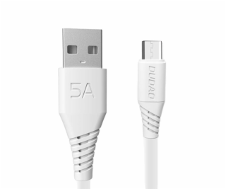 Kábel USB-Micro USB Dudao L2M 5A, 2 m (biely)