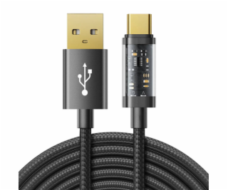 Kábel USB-C Joyroom S-UC027A12 3A, 1,2 m (čierny)